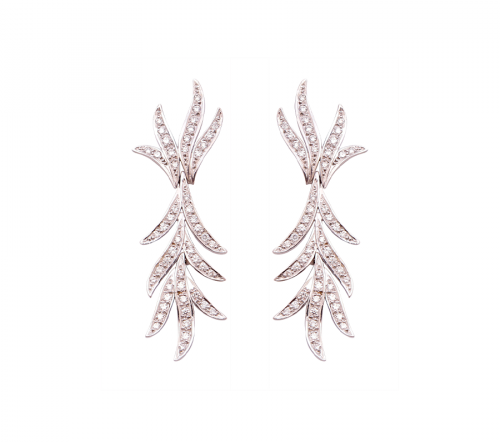 Brincos Palmeiras Invertidas